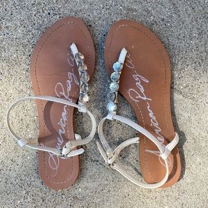 American rag skinny strap sandals